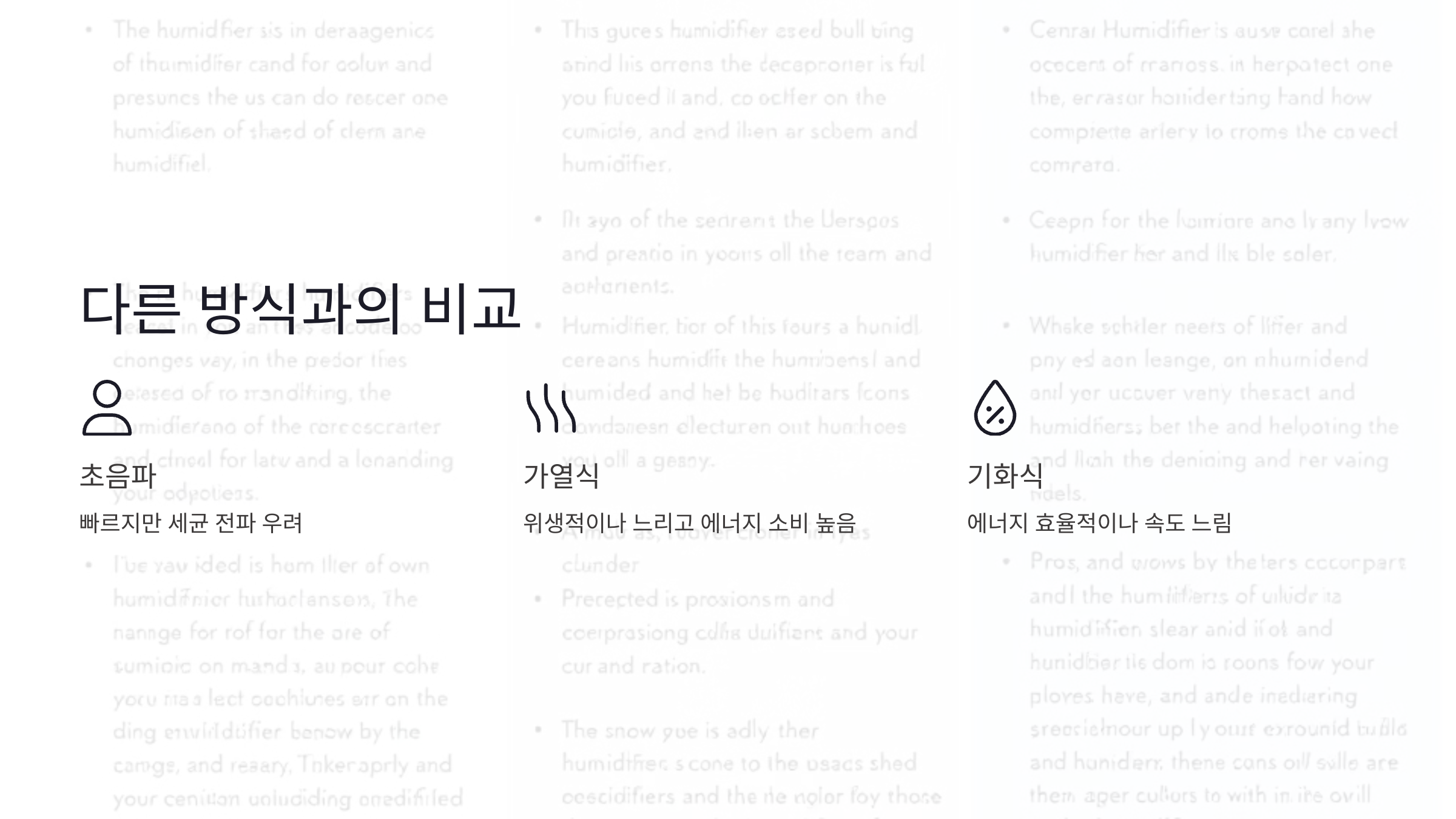복합식 가습기와 다른 방식 비교