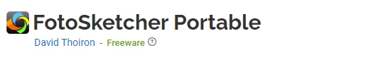FotoSketcher-Portable