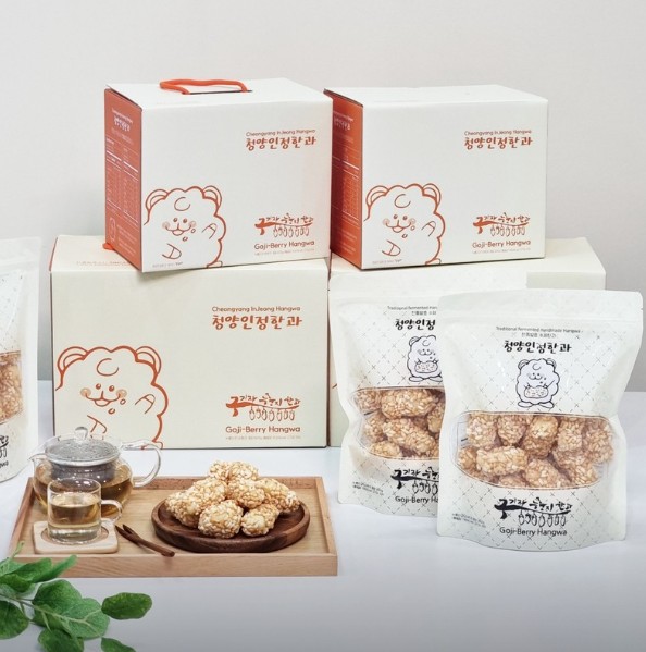 충남 청양군 구기자와 누룽지 청향 인정한과