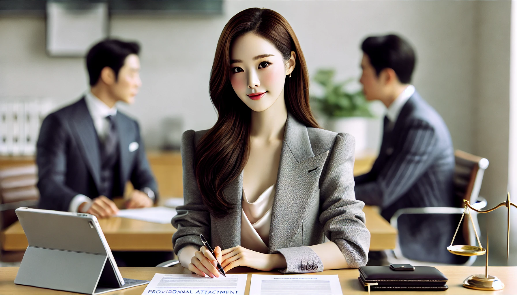 채무불이행 가압류 신청 방법 확인하는 이미지