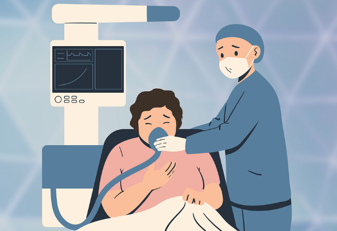 고압산소요법 사진