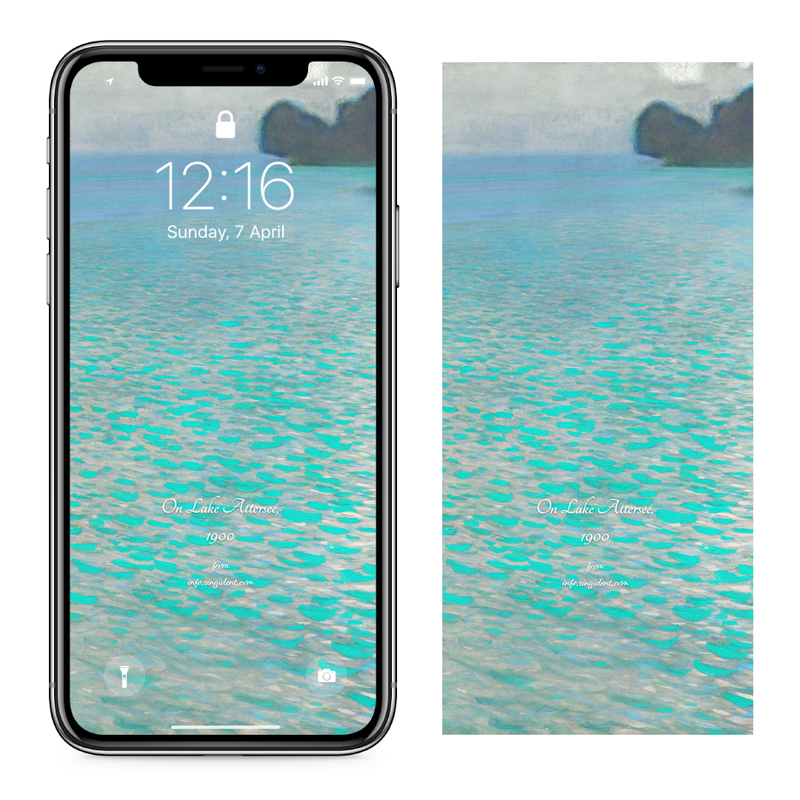 01 아터제 호수 C - Gustav Klimt 클림트배경화면