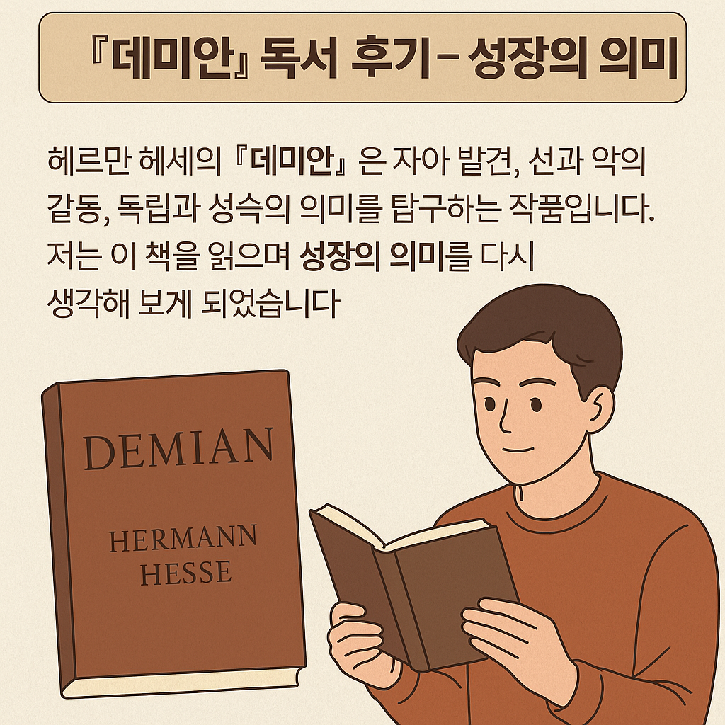 데미안 독서후기 성장의 의미