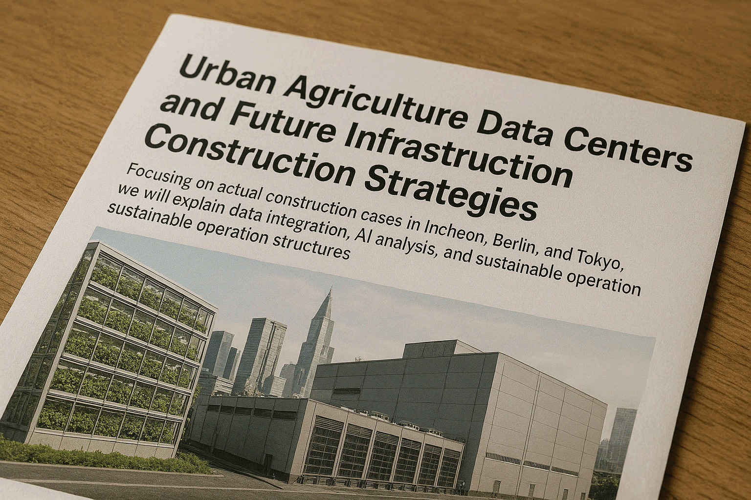 도시농업 데이터 센터의 역할과 미래 인프라 구축 전략