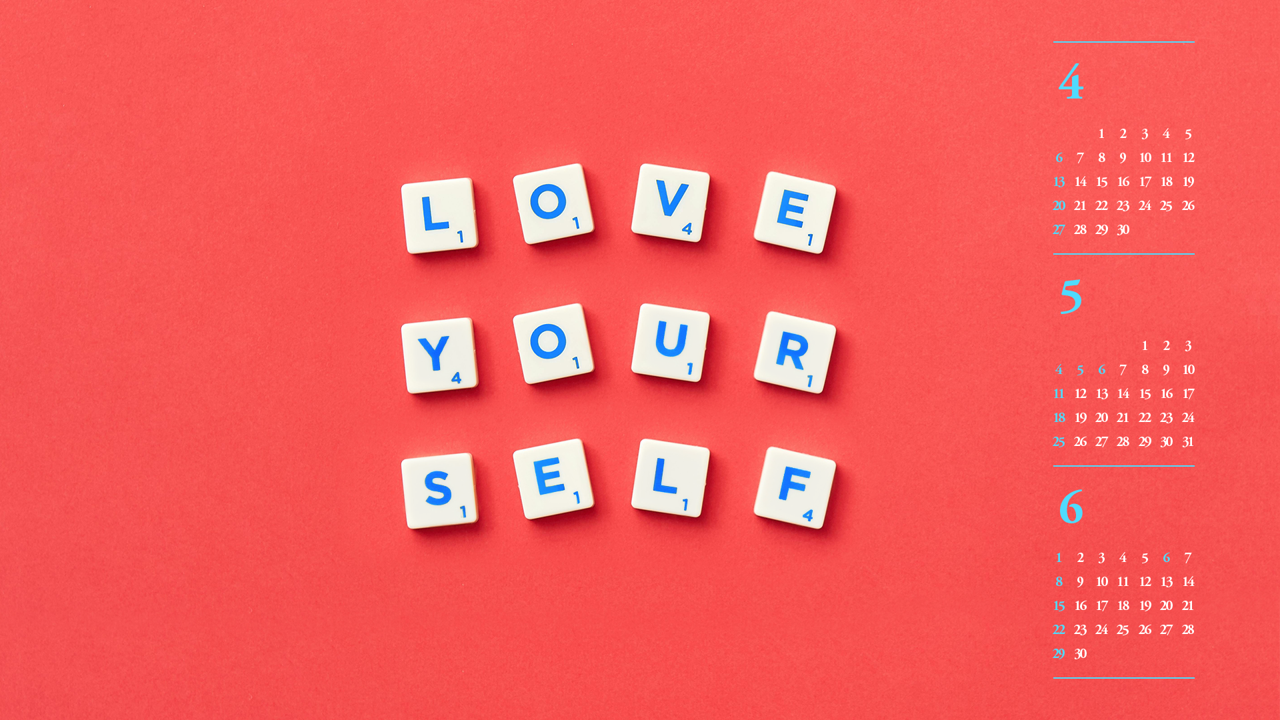05 Love Yourself B - 2025년5월 노트북배경화면