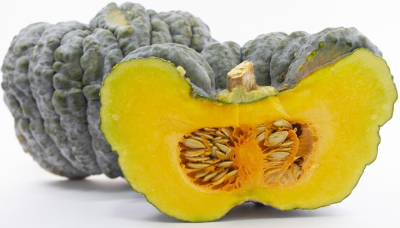 반으로 자른 호박