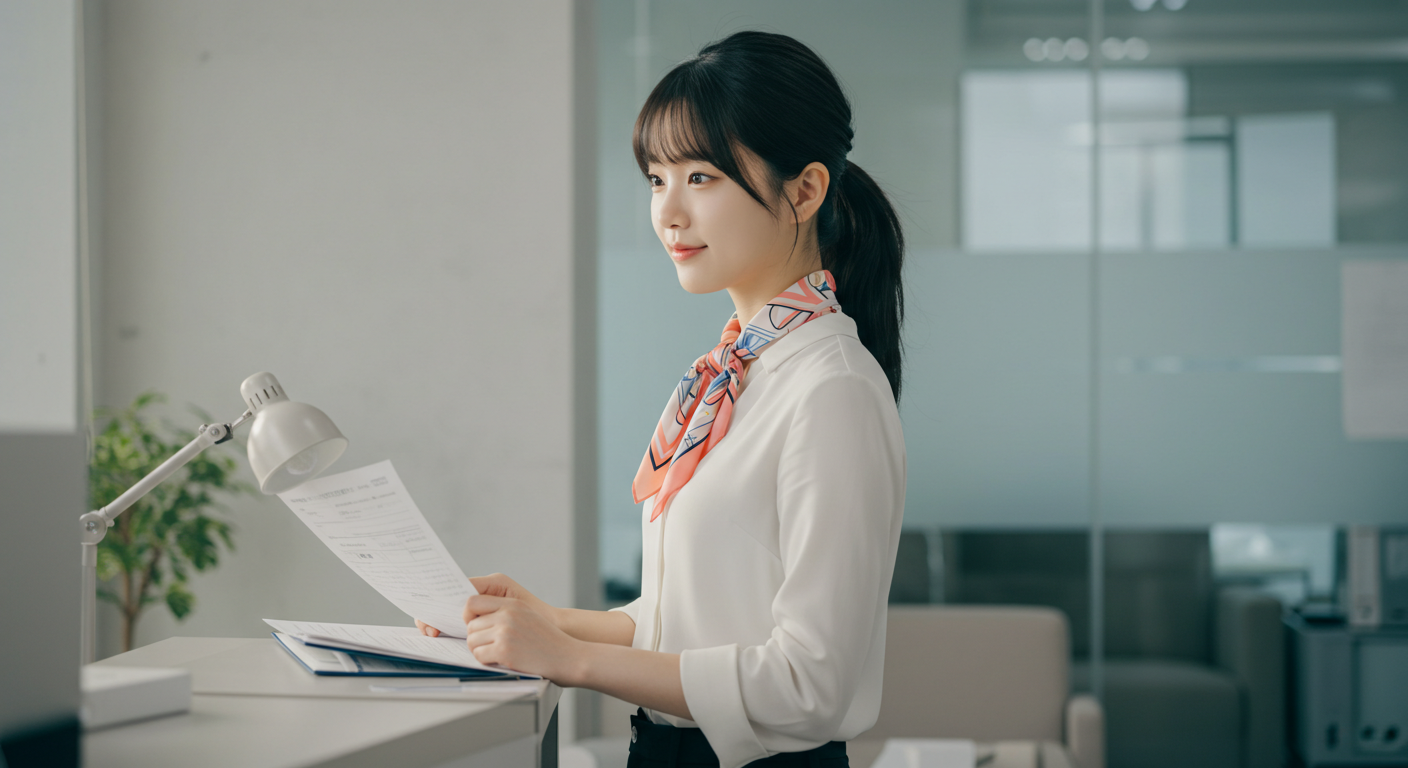 사무실에서 근무하는 사람