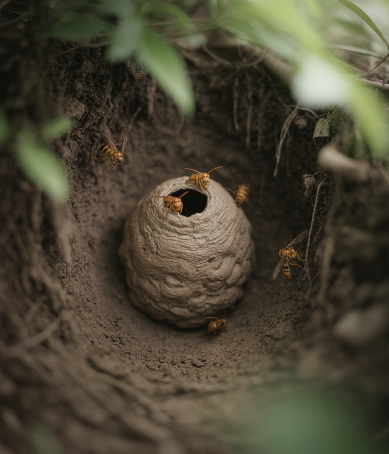 땅속의 지뢰, 숨어있는 벌집 피하기