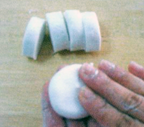 한국의 떡 종류 곤떡-반죽