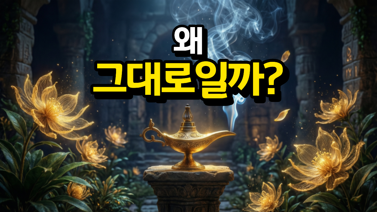 끌어당김의-법칙을-설명하는-요슬램프-신비한-정원