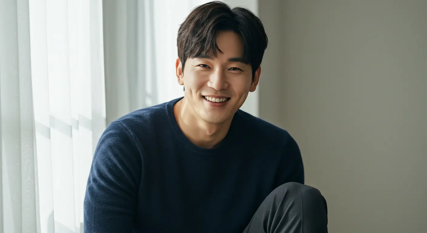 The appearance of a Korean man