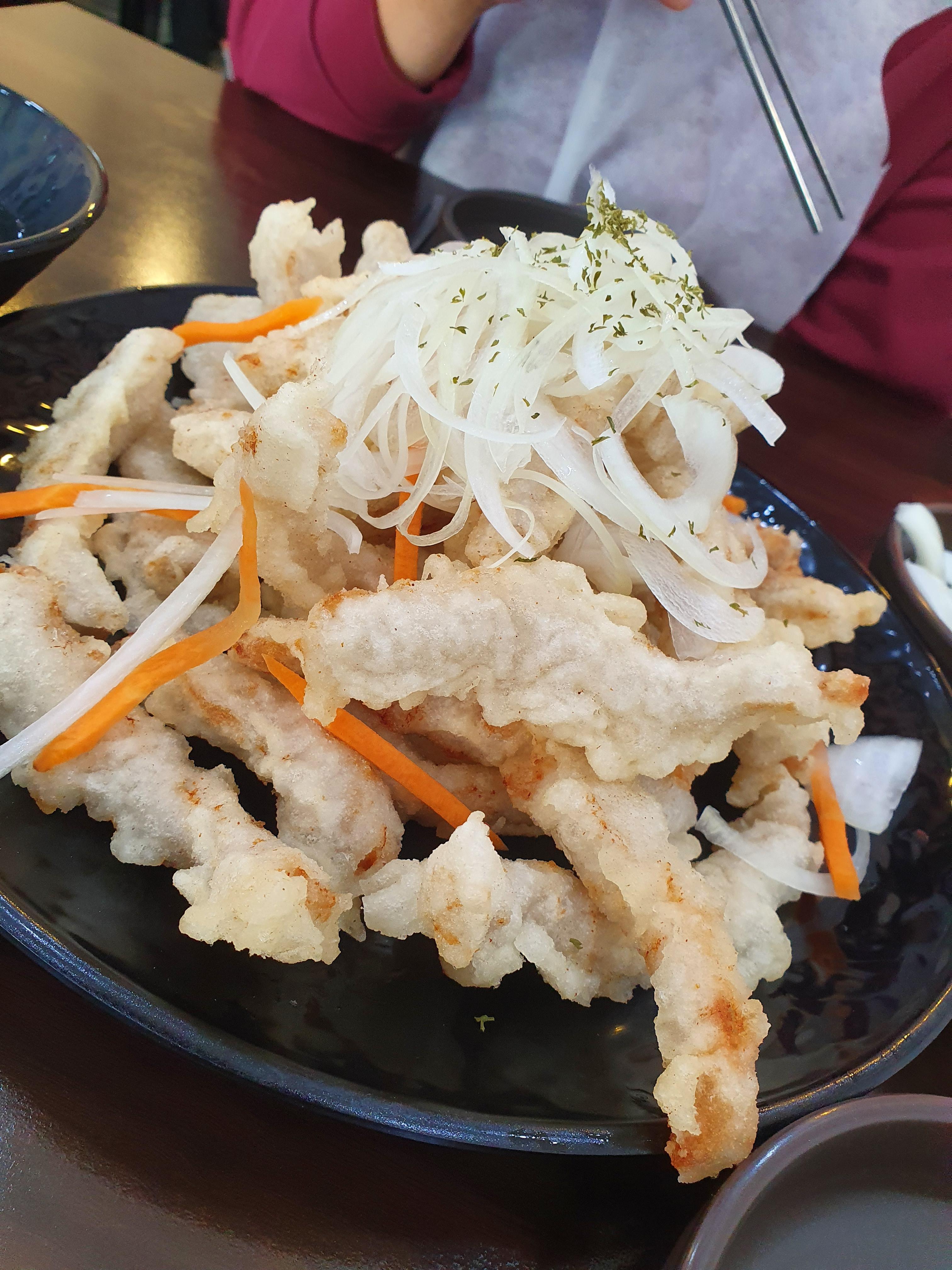 대전 가수원동 백선짬뽕 바삭한 탕수육 정말 바삭하다! 바삭함이 생각보다 오래감!