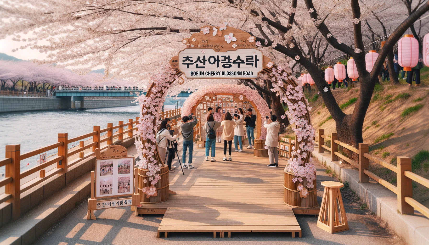 보은 벚꽃길 &ndash; 사진이 저절로 예뻐지는 곳 