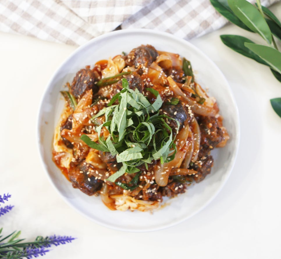순대볶음