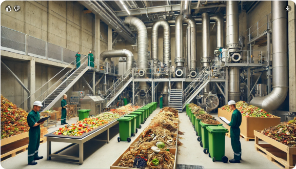 음식물 쓰레기 분리수거.귤껍질