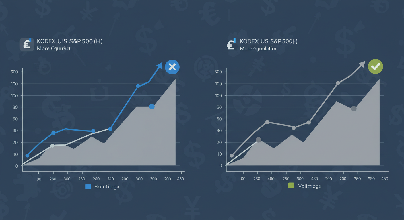 KODEX 미국S&P500 vs (H): 환헷지 ETF, 진짜 수익률 차이는?