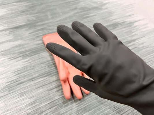 생활공작소 고무장갑 윗면 사진