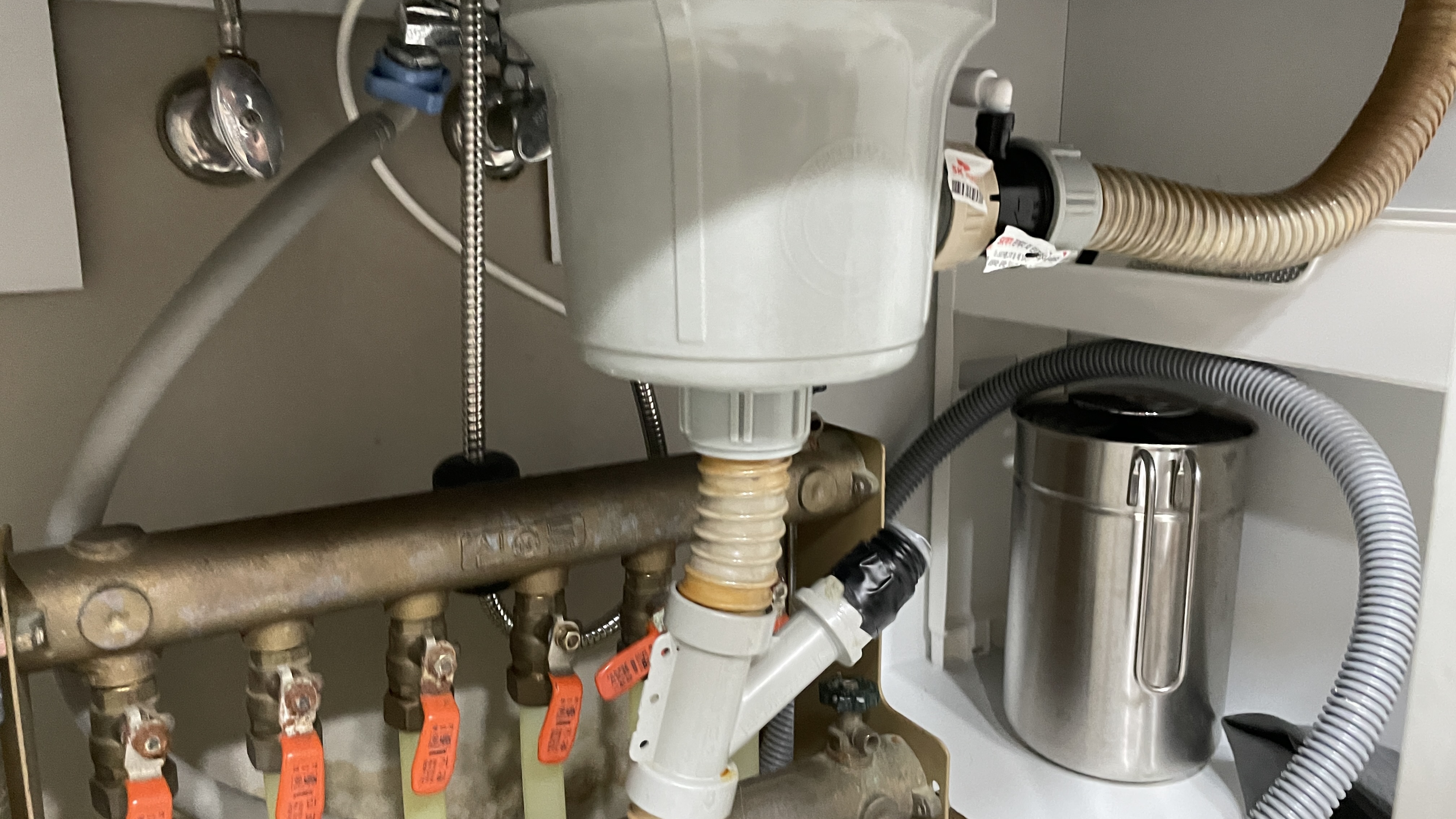 싱크대배수구호스교체