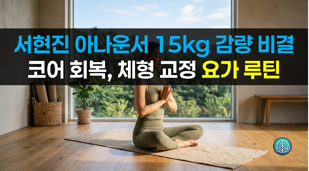 서현진 아나운서 15kg 감량 비결 - 출산 후 코어 회복과 체형 교정을 위한 요가 루틴 총정리