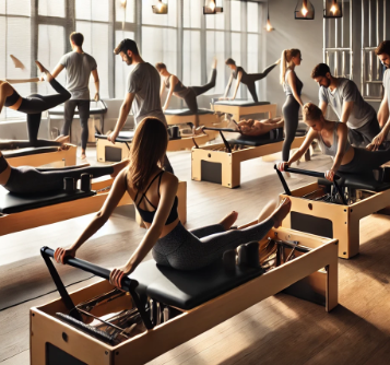 필라테스 운동과 관련된 사진