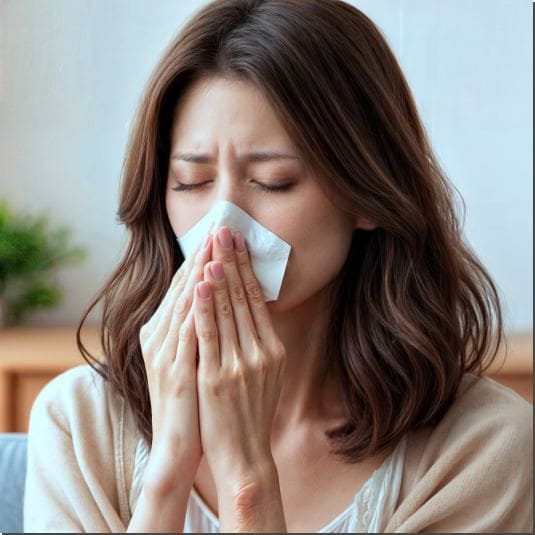 쿠마린 효능 항염 효과, 천식이 있는 중년 여성