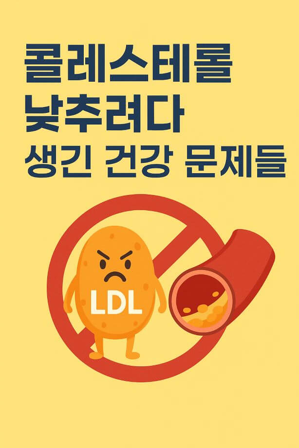 콜레스테롤 낮추려다 생긴 건강 문제들