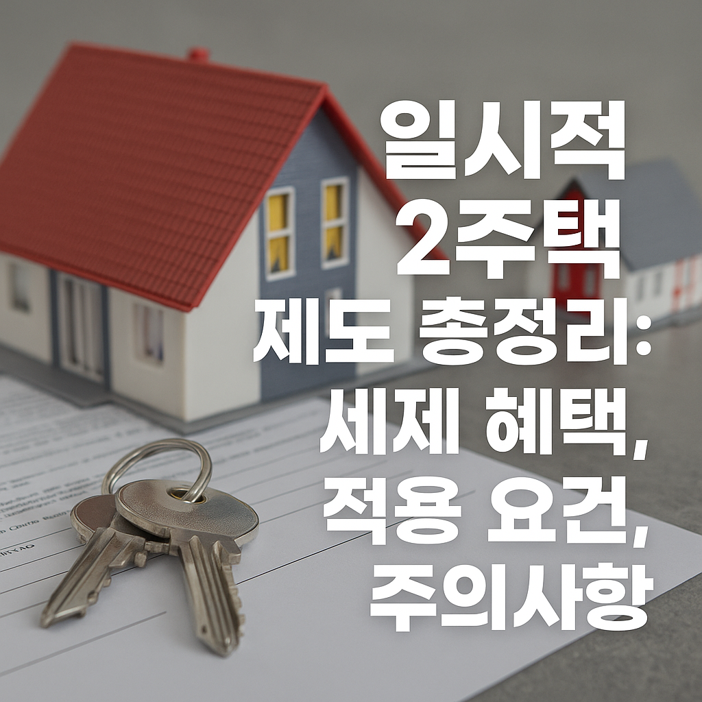 일시적 2주택 제도 정리
