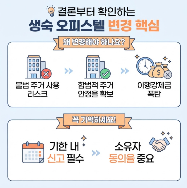 오피스텔 변경