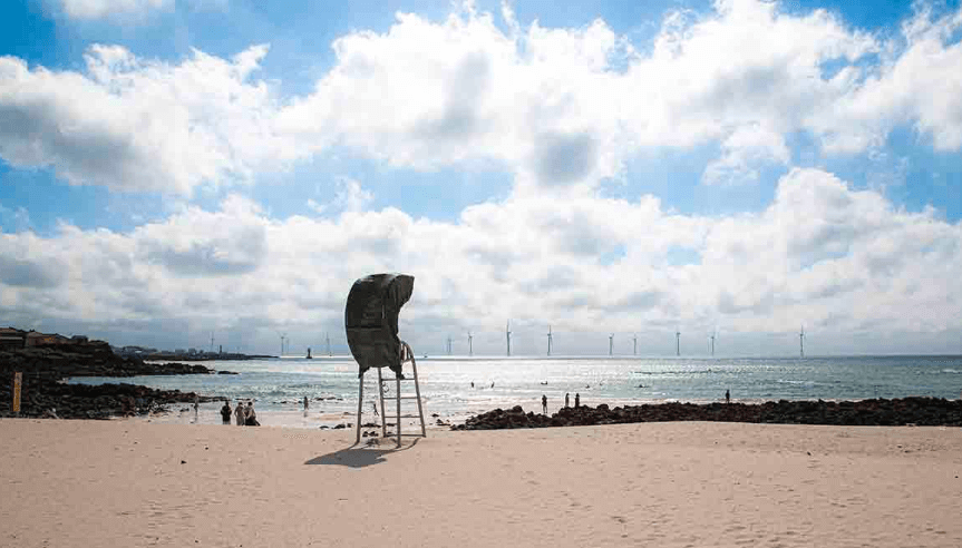 곽지해수욕장 &ndash; 용천수가 솟아나는 특별한 해변