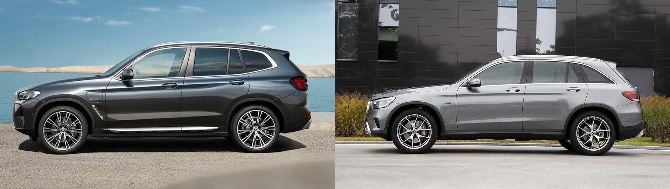 벤츠 GLC 300e, BMW X3 30e
