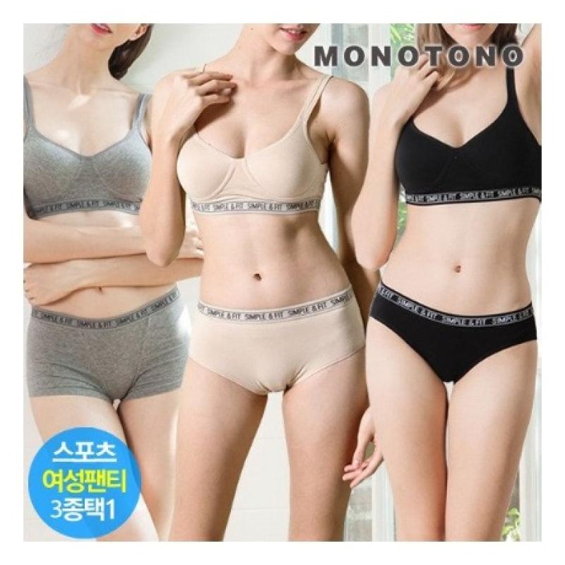 모노토노 면스판 여성 삼각 사각팬티