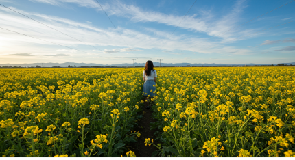 제주도 휴애리 유채꽃 축제