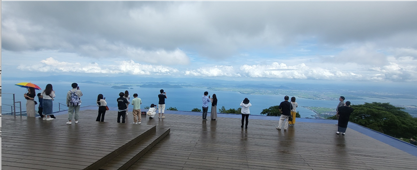 비와코테라스에서 보는 비와호 풍경