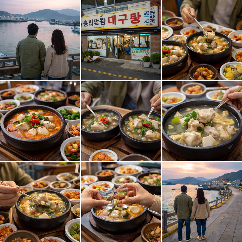 거제도 대구탕 식도락 여행 사진