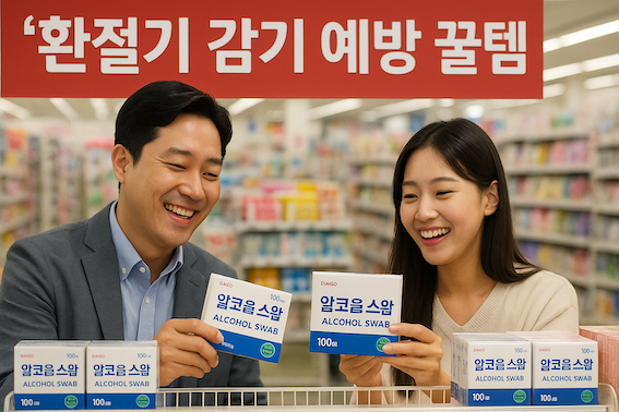 환절기 면영력 강화에 가성비 아이템인 알콜 스왑