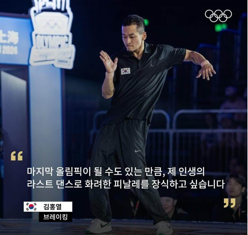 파리올림픽 브레이킹 비보잉 진행 및 심사 방법, 일정, 출전 선수 김홍열 홍텐