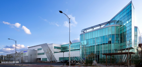 캠시스 인천 송도 본사 전경.