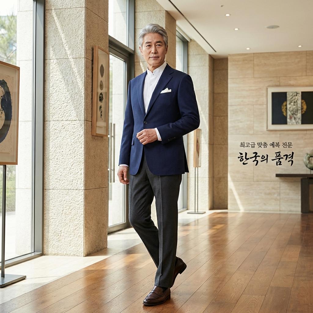 60대 남성 결혼식 콤비 자켓과 슬랙스 조합 꿀팁