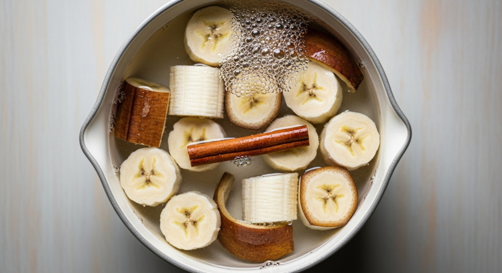 바나나 끓인 물 효능