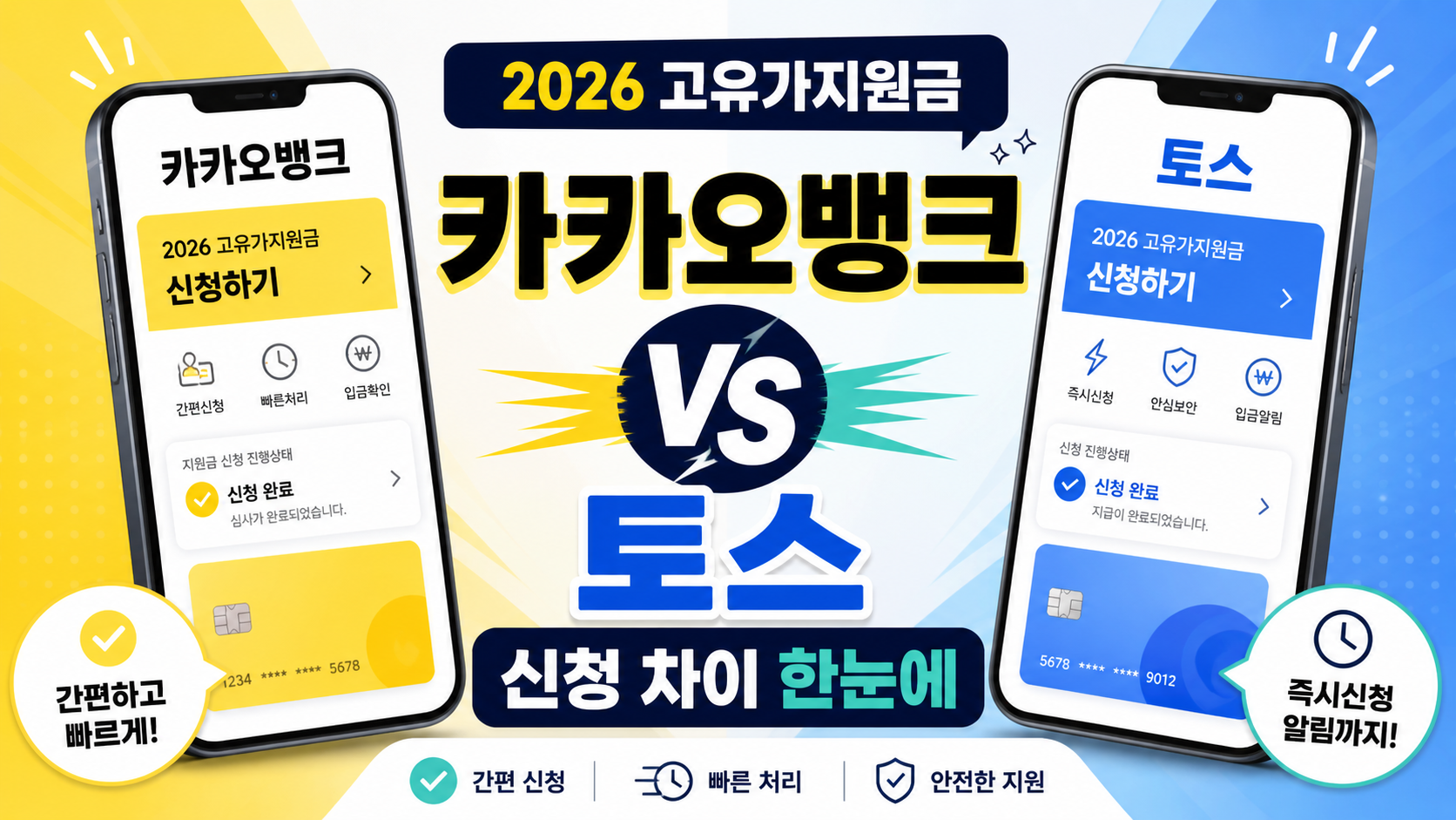 [2026 고유가지원금] &ldquo;카카오뱅크 vs 토스 신청 차이&rdquo;