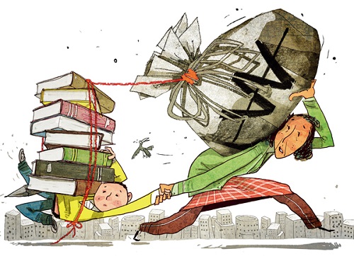 글의 이해를 돕기 위한 사교육비 관련 이미지