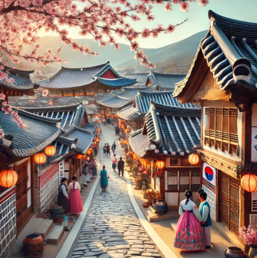 전주 한옥마을 이미지