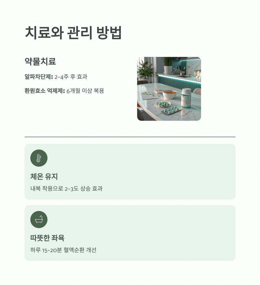 전립선 비대증 치료와 체온 유지 및 좌욕 관리법