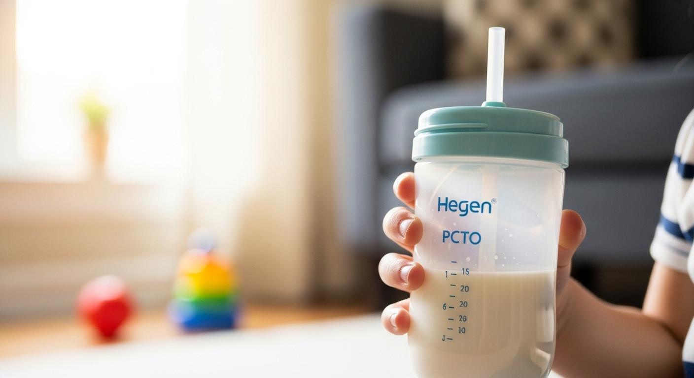 분유 빨대컵 헤겐