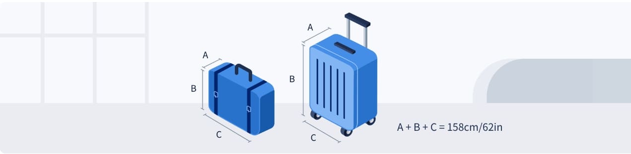 위탁 수하물 규격