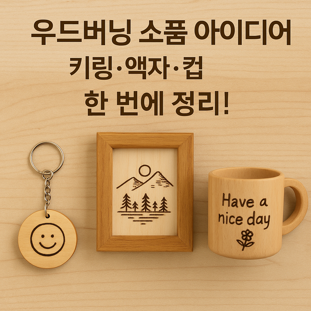 소품 제작 아이디어 모음 (키링·액자·컵)