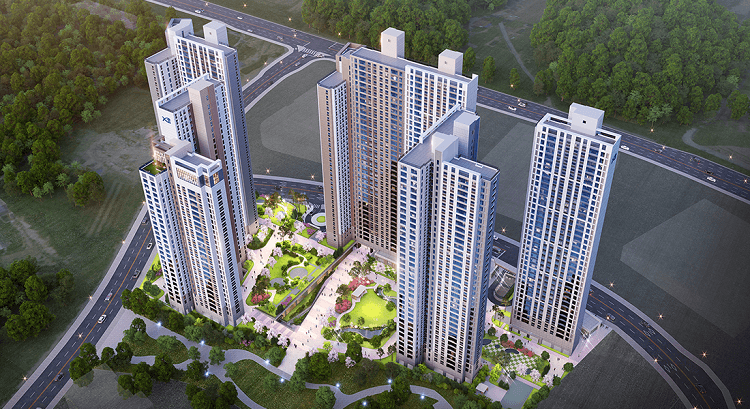 제천 자이 더 스카이 조감도