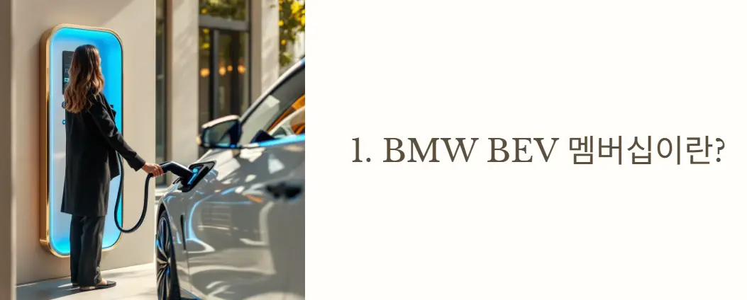 BMW BEV 멤버십 개요