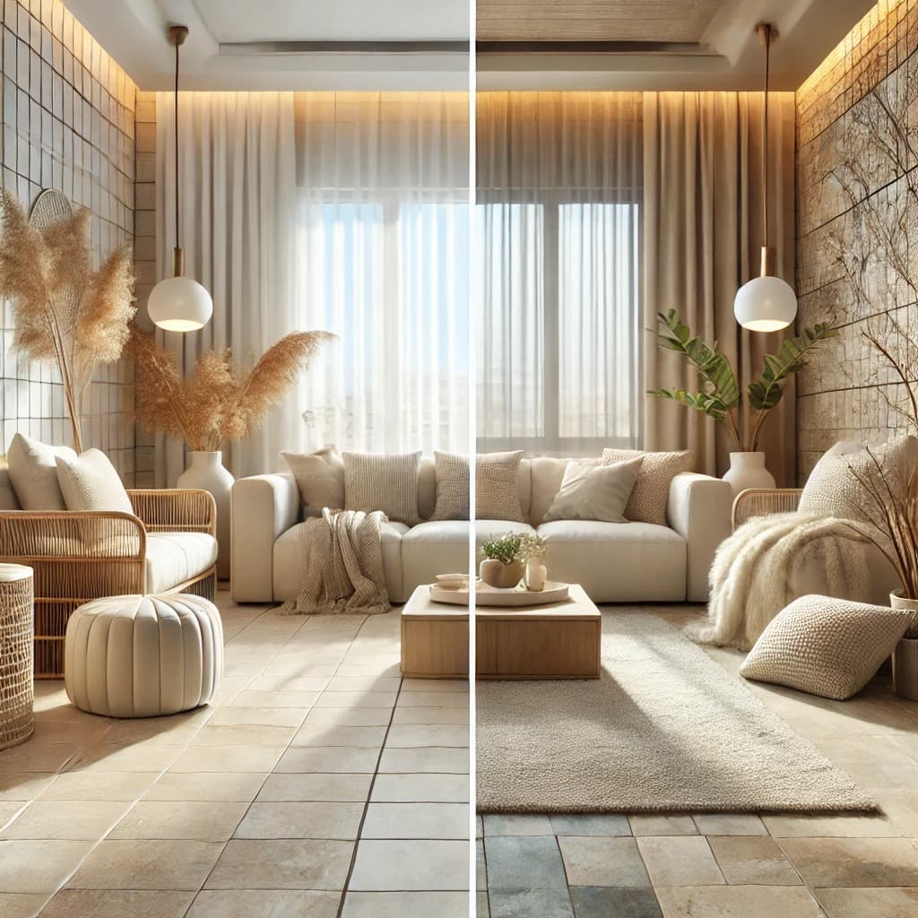 거실-타일의-계절별-연출:여름과-겨울을-위한-디자인