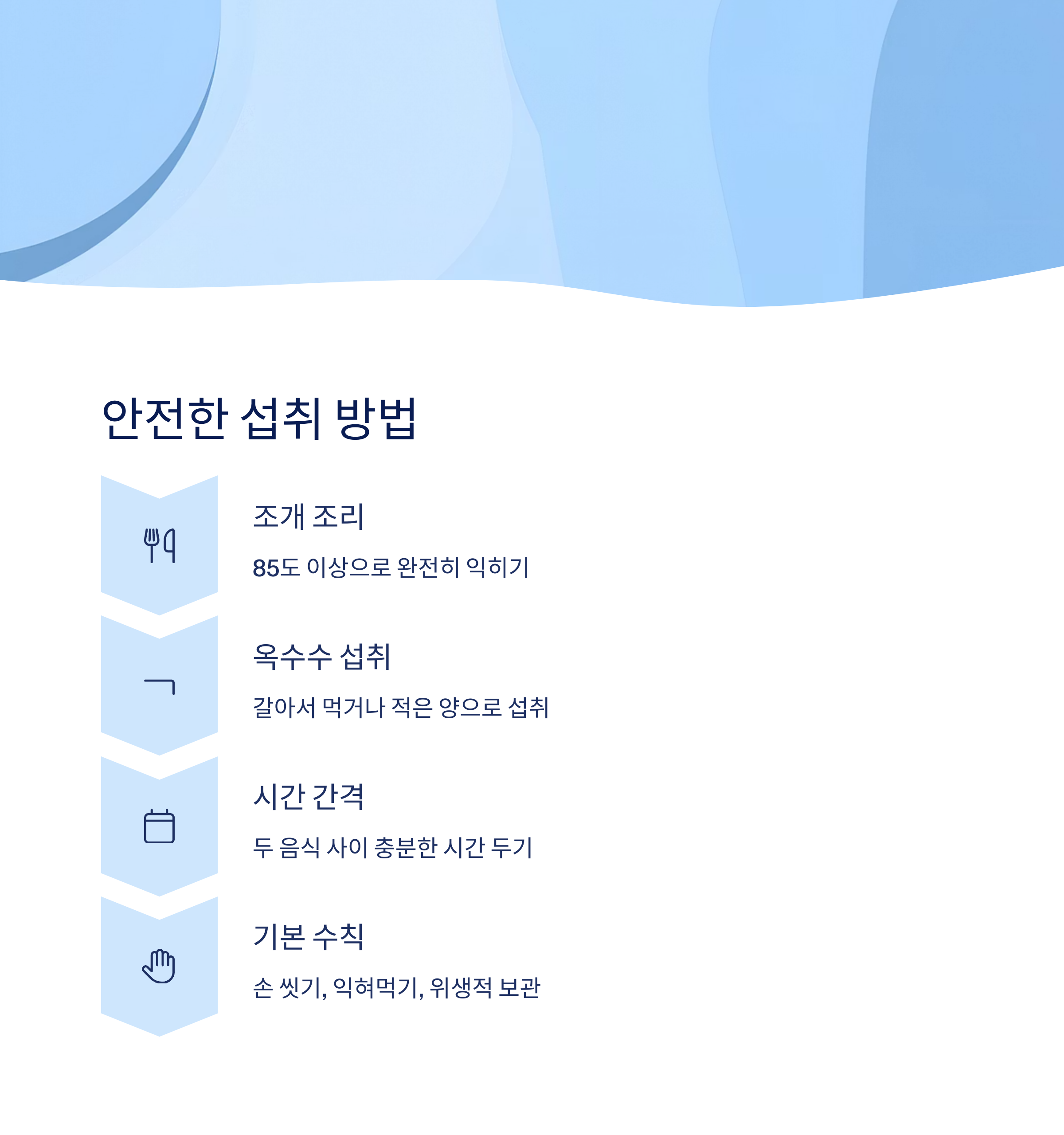 안전한 섭취 방법